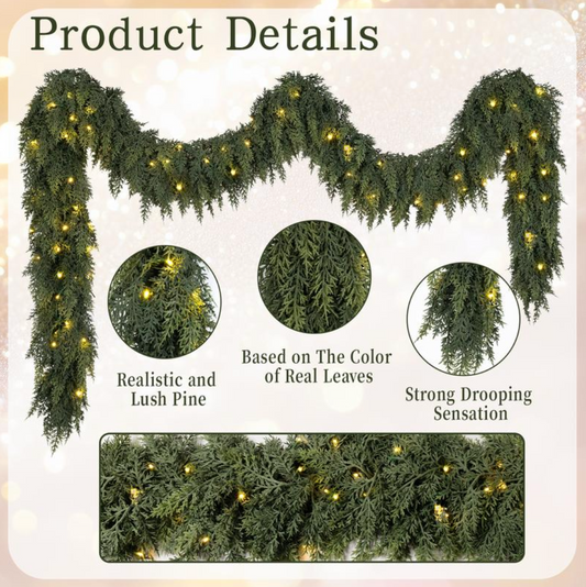 Cedar Style Christmas Garland